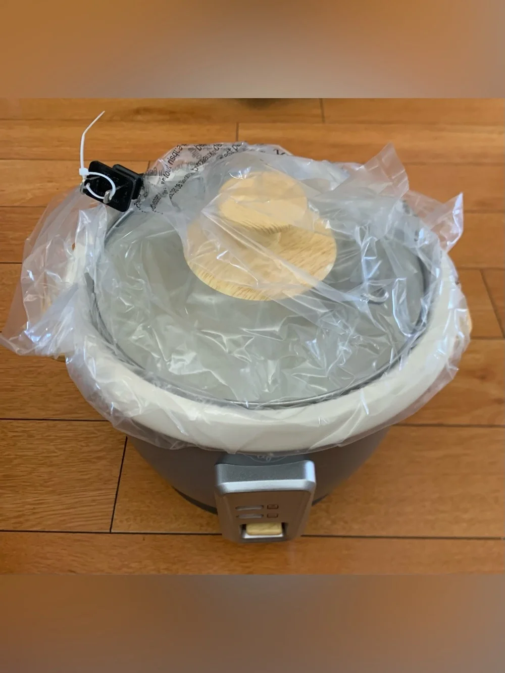 GreenLife Rice Cooker, 3-Cups Uncooked/6-Cups Cooked, Gray New